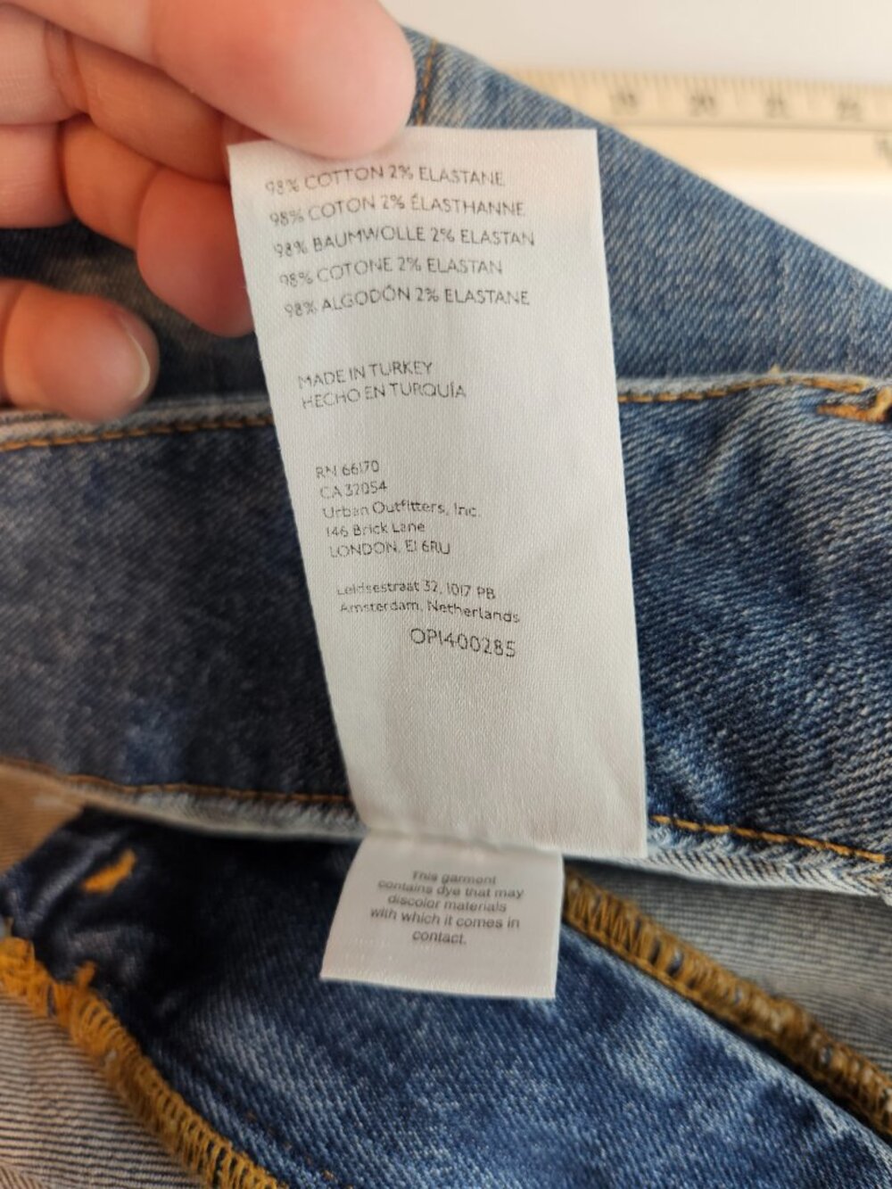 Anthro Pilcro The Skipper Crop Wide Leg Jeans Medium Wash Women's 26 High Rise - Picture 12 of 15